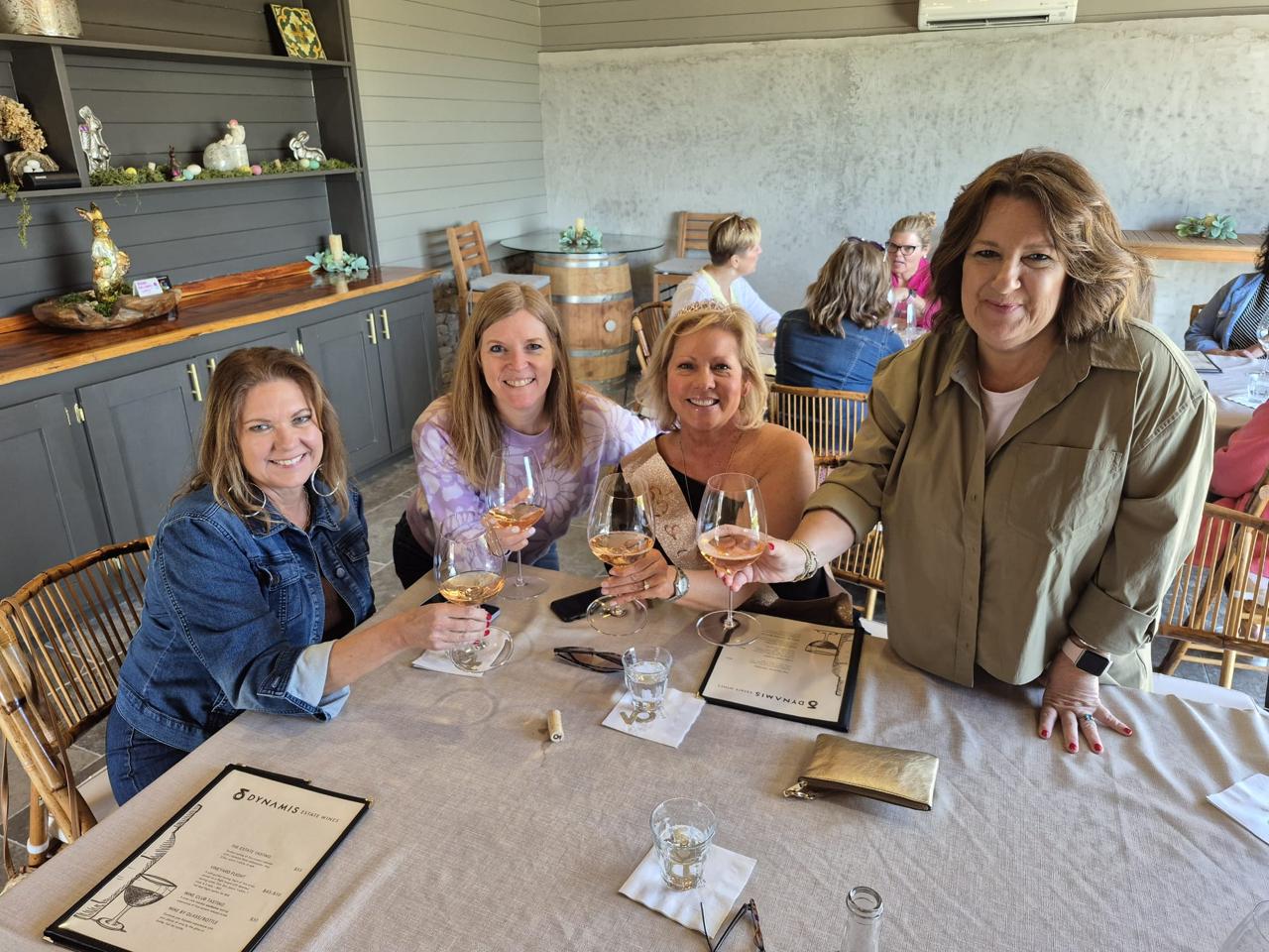Luxury wine tour shuttle at a Yadkin Valley vineyard